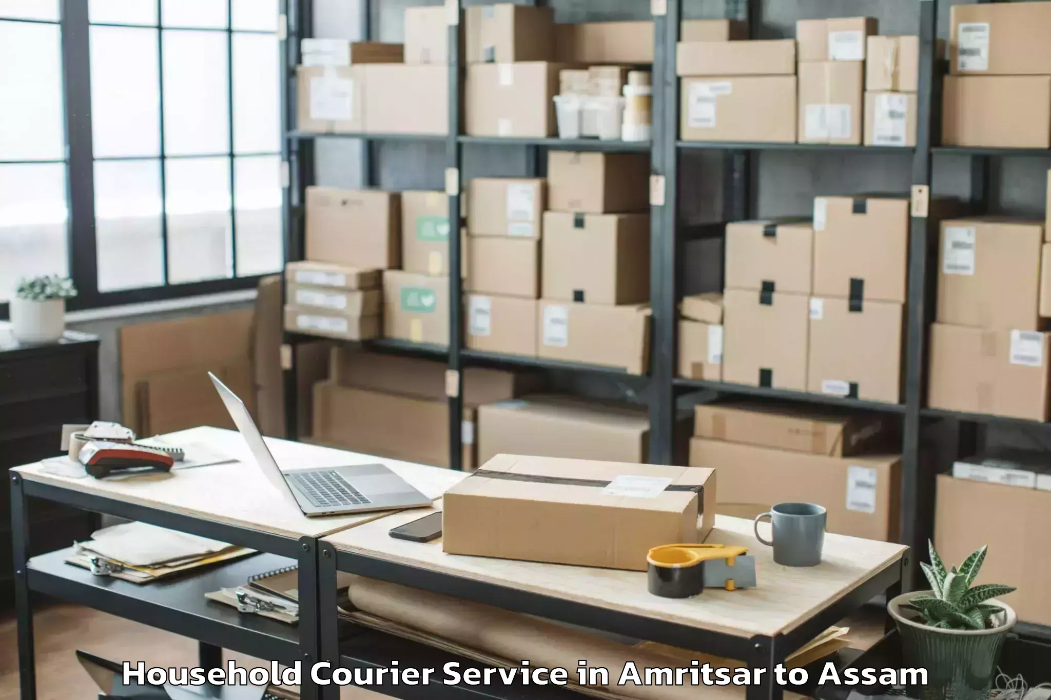 Get Amritsar to Tengakhat Household Courier